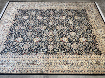 Hand-Knotted Agra Rug - 9’3”x11’10”