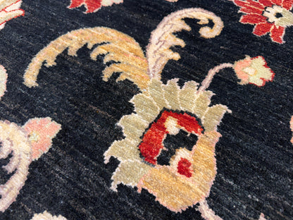 Hand-Knotted Peshawar Rug - 7’7”x10’6”