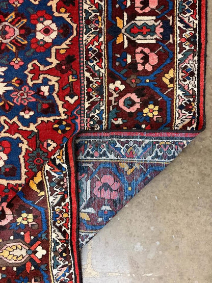 9’1”x12’ Hand-Knotted Wool Bakhtiari Rug
