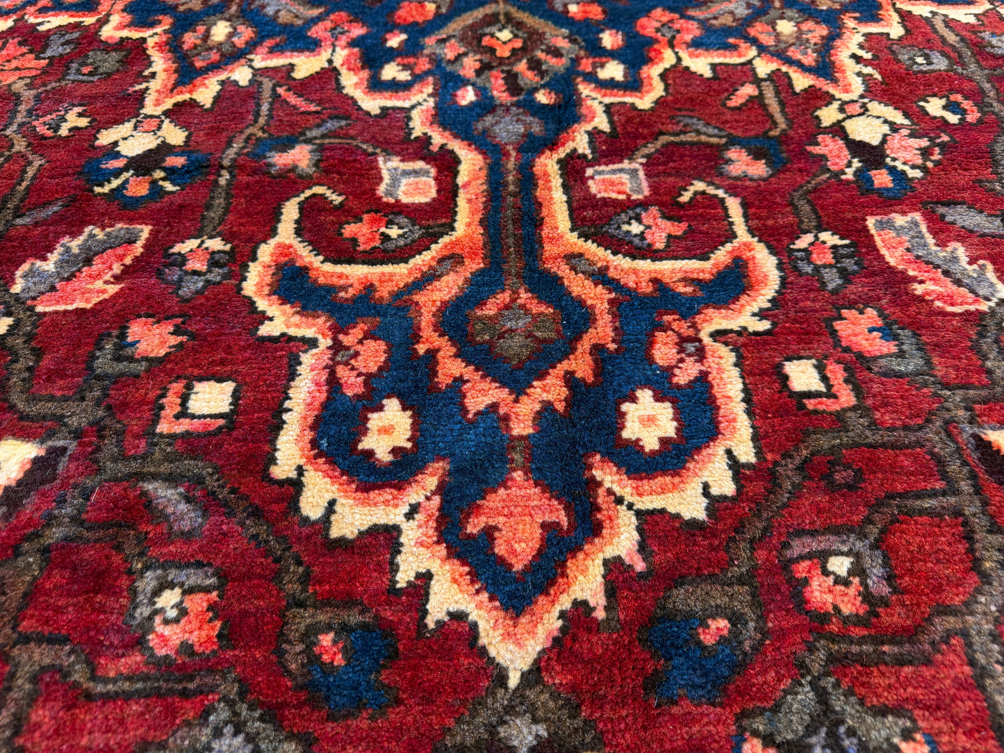 Hand-Knotted Persian Bakhtiari Rug - 10’4”x12’3”
