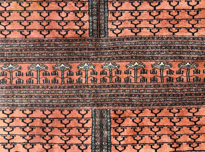 Hand-Knotted Bokhara Rug - 9'x12'