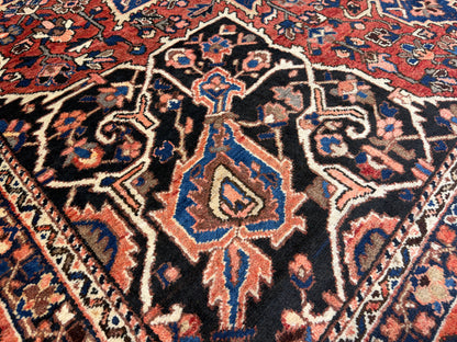 9’8”x12’6” Hand-Knotted Persian Bakhtiari Area Rug