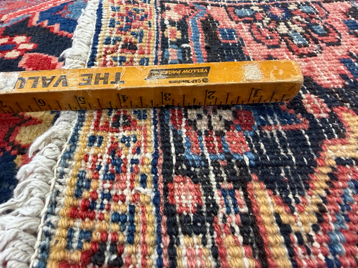Hand-Knotted Persian Heriz Rug - 9’8”x13’2”