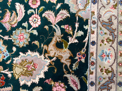 Hand-Knotted 70 Raj Persian Tabriz Rug - 11’6”x16’7”