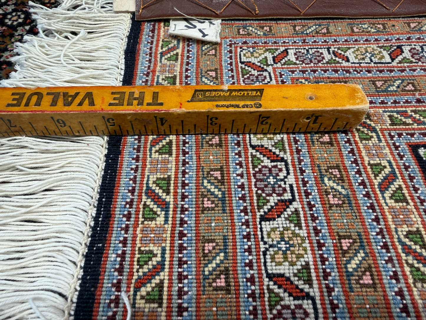 Hand-Knotted Persian Tabriz Mahi Rug - 9’9”x13’4”