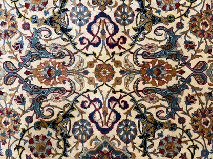 Hand-Knotted Persian Kashan Rug - 10’6”x14’8”