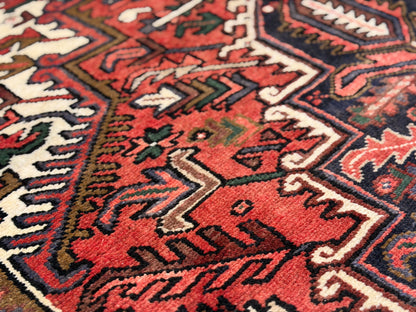 Hand-Knotted Persian Heriz Rug - 6'7"x10'4"