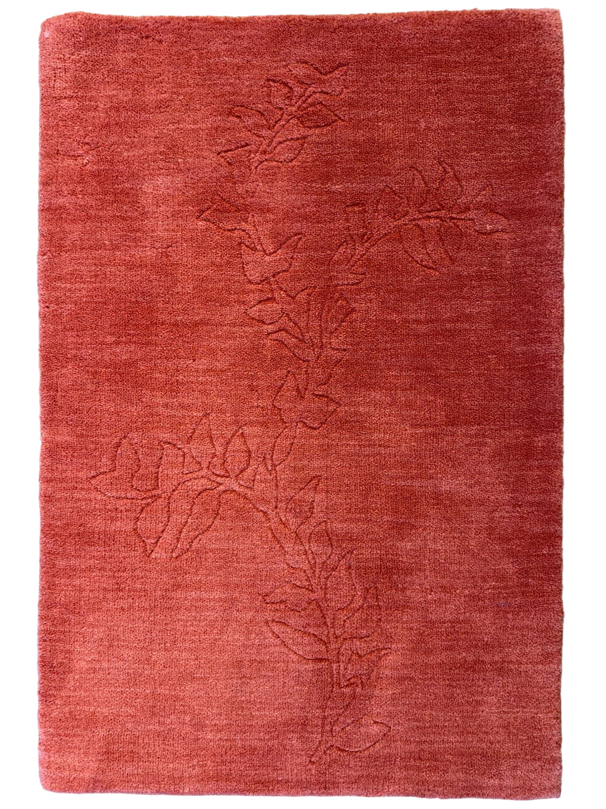 Hand-Knotted Carved Gabbeh Rug - 2’x3’