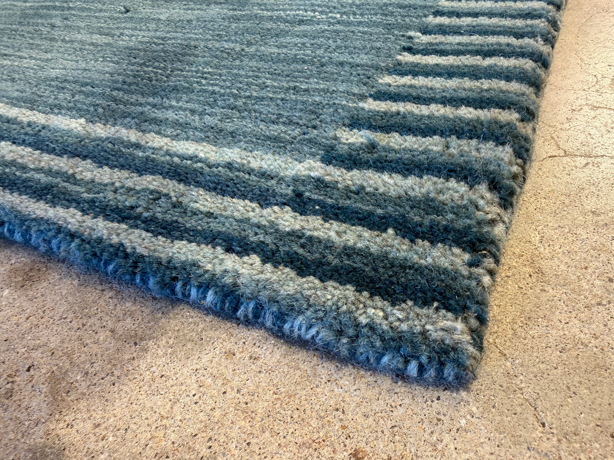 Hand-Knotted Carved Gabbeh Rug - 2’x3’
