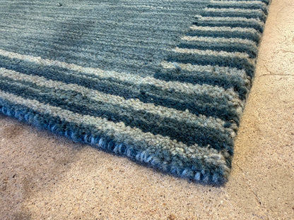 Hand-Knotted Carved Gabbeh Rug - 2’x3’