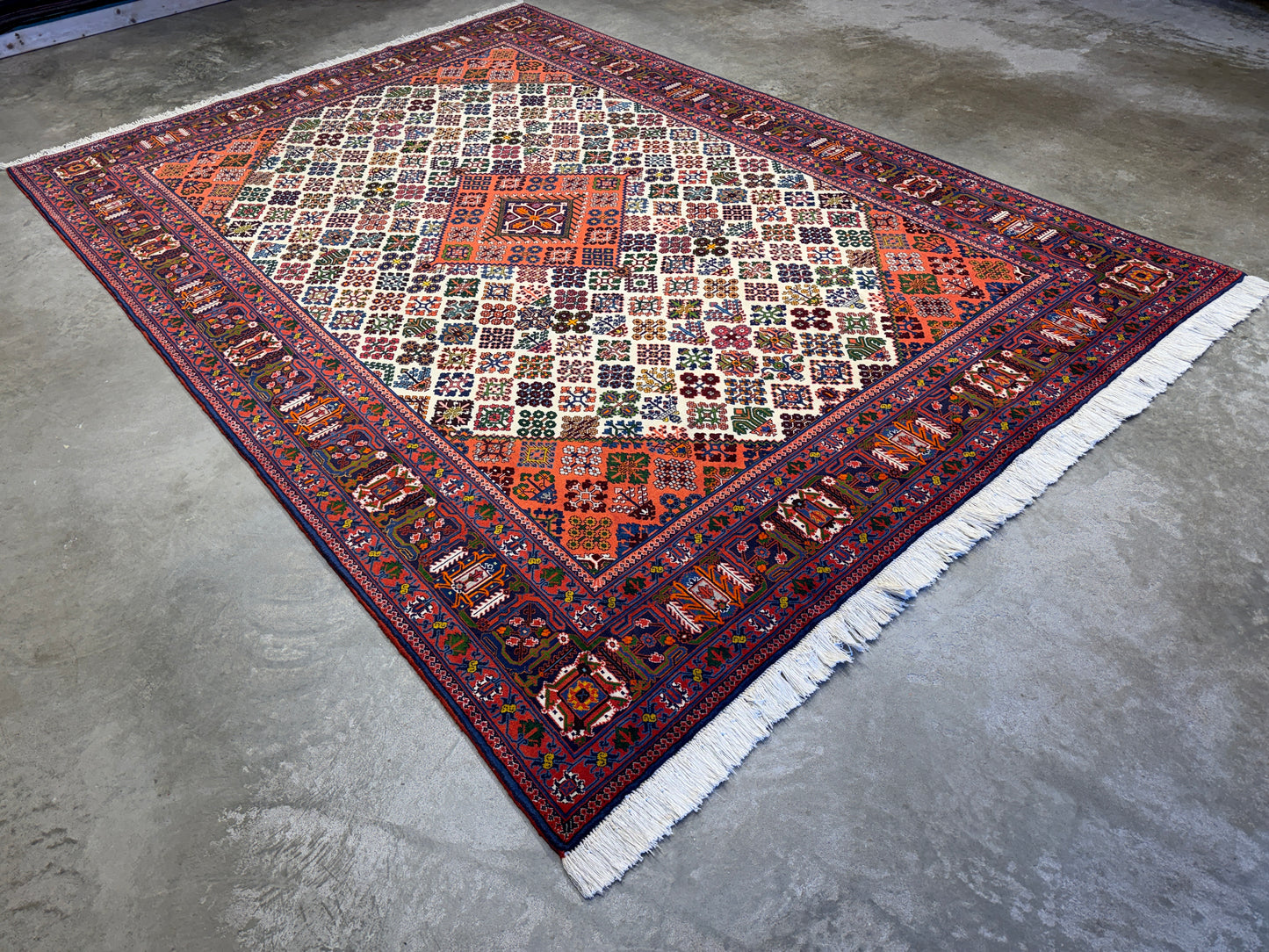 Hand-Knotted Persian Shiraz Rug - 7’1”x10’3”