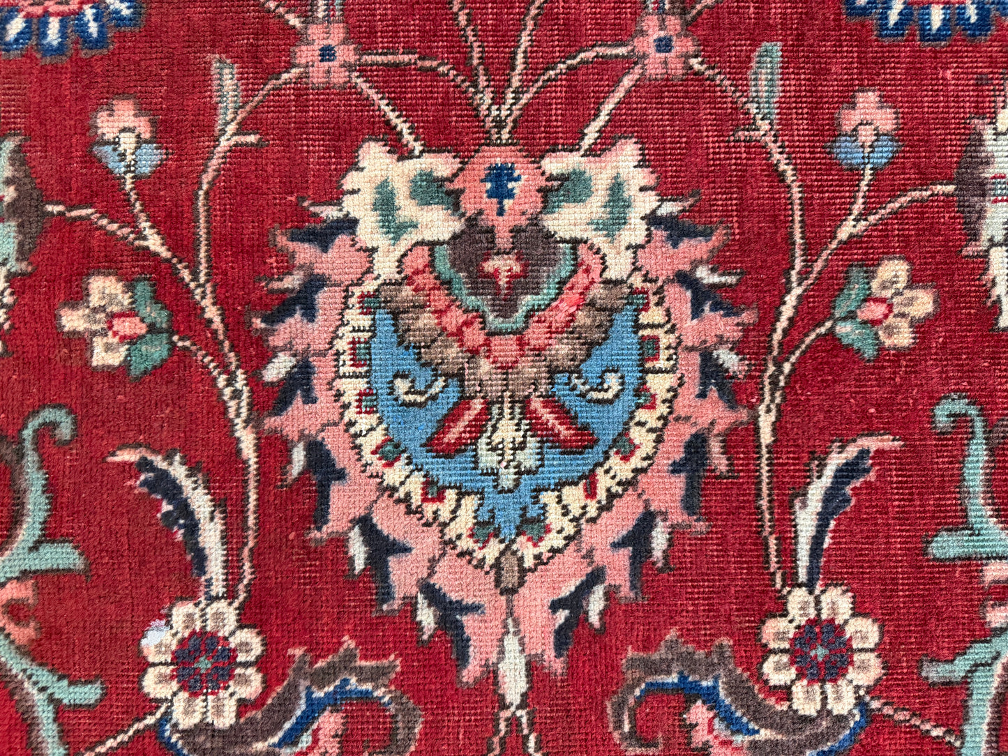 Hand-Knotted Persian Tabriz Rug - 9’9”x13’4”
