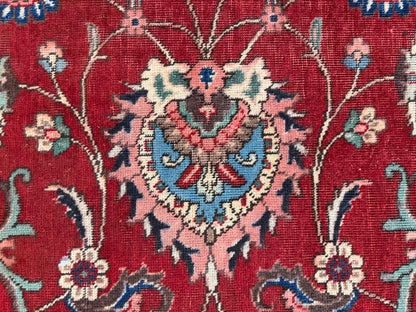 Hand-Knotted Persian Tabriz Rug - 9’9”x13’4”