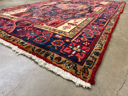 Hand-Knotted Persian Nahavand Rug - 5'3"x8'1"
