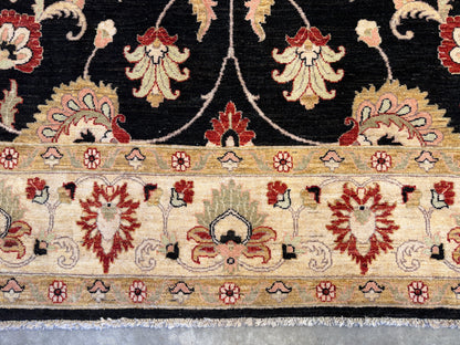Hand-Knotted Peshawar Rug - 7’7”x10’6”