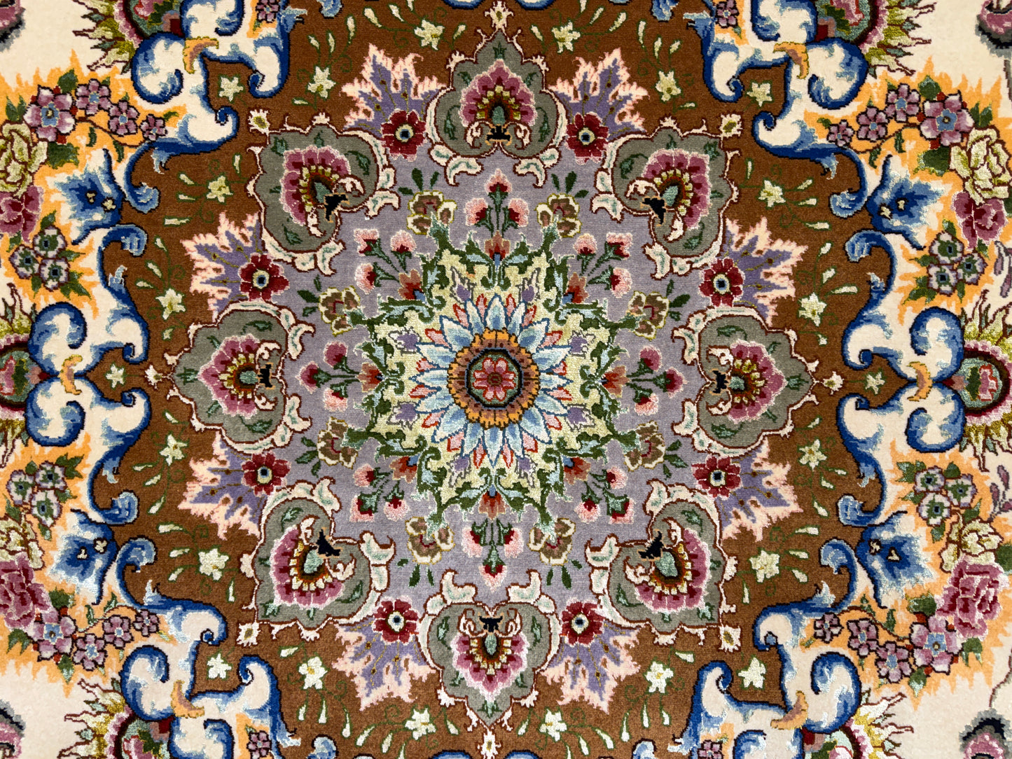 Hand-Knotted 70 Raj Persian Tabriz Rug - 6’6”x10’4”