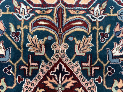 9’9”x13’10” Hand-Knotted Wool IndoHeriz Area Rug