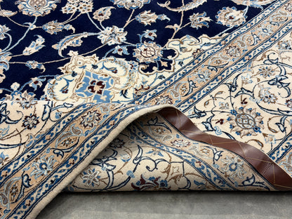Hand-Knotted 6 La Persian Nain Rug - 10’2”x13’6”