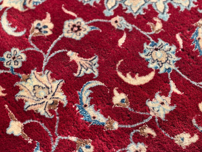Hand-Knotted 12 La Persian Nain Rug - 6’9”x9’4”