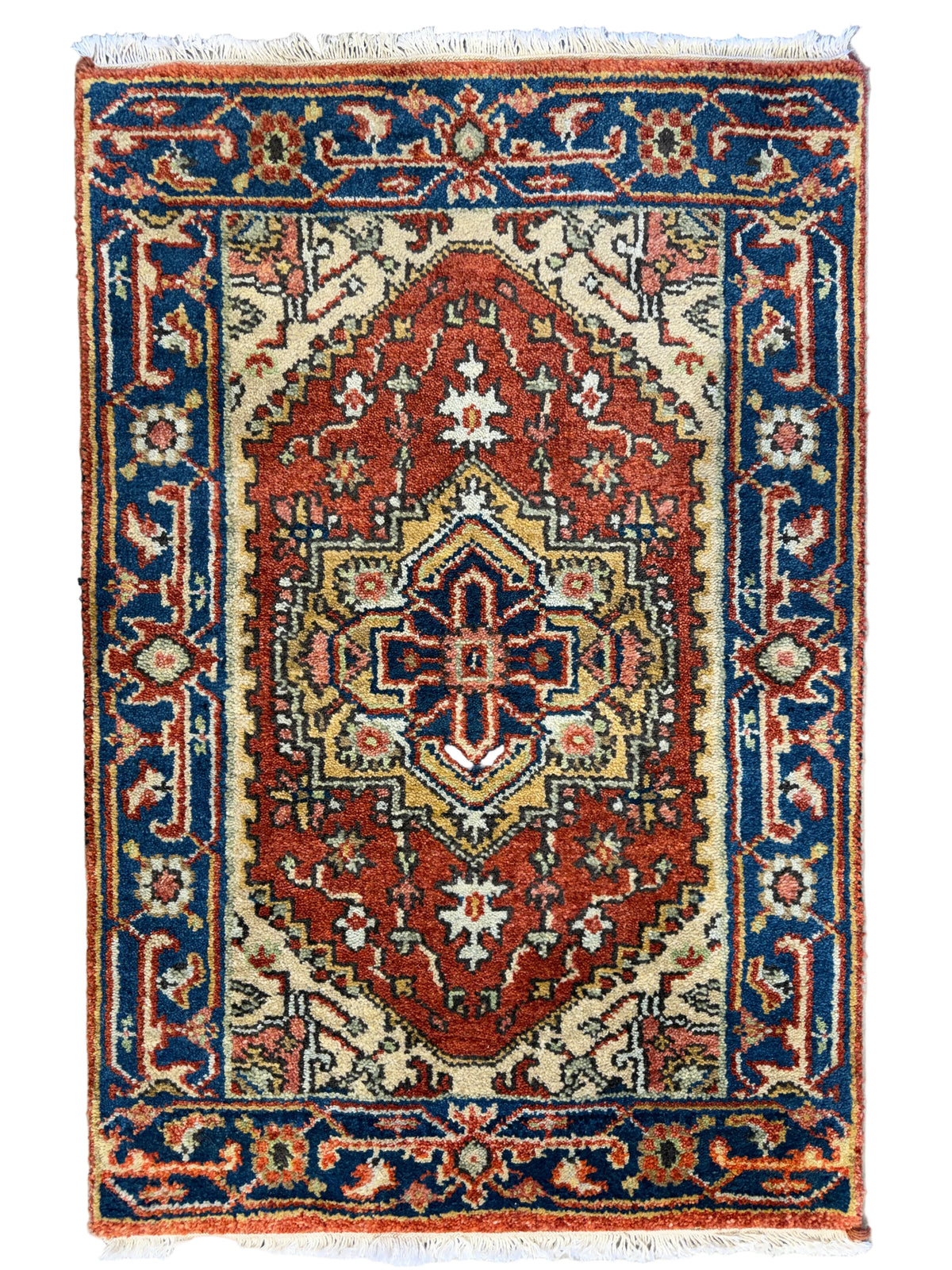 Hand-Knotted IndoHeriz Rug - 2’x3’