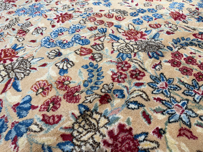 10’x13’ Hand-Knotted Persian Kerman Area Rug