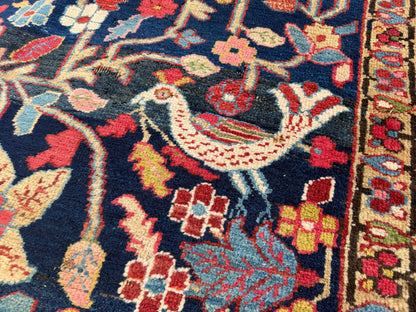 Hand-Knotted Antique Persian Heriz Rug - 12’6”x22’6”