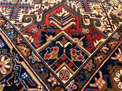 10’1”x14’ Hand-Knotted Persian Heriz Area Rug