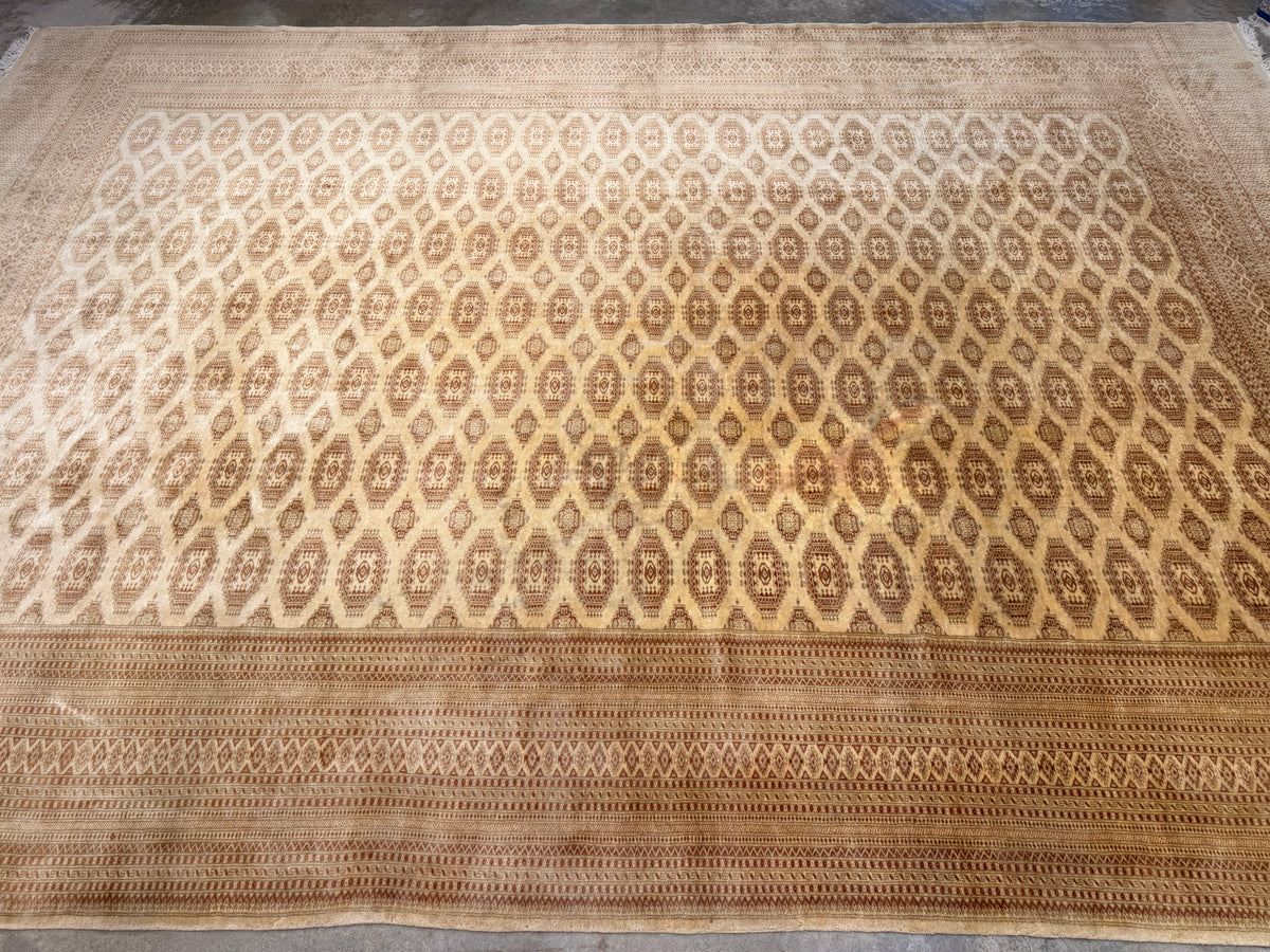 Hand-Knotted Bokhara Rug - 10’3”x14’3”