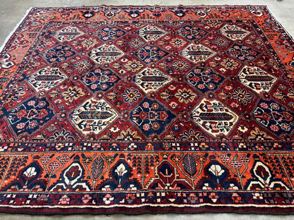 Hand-Knotted Persian Bakhtiari Rug - 10’x12’7”