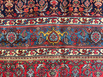 12’10”x20’3” Rare Palace Size Hand-Knotted Triclinium Bidjar Persian Area Rug