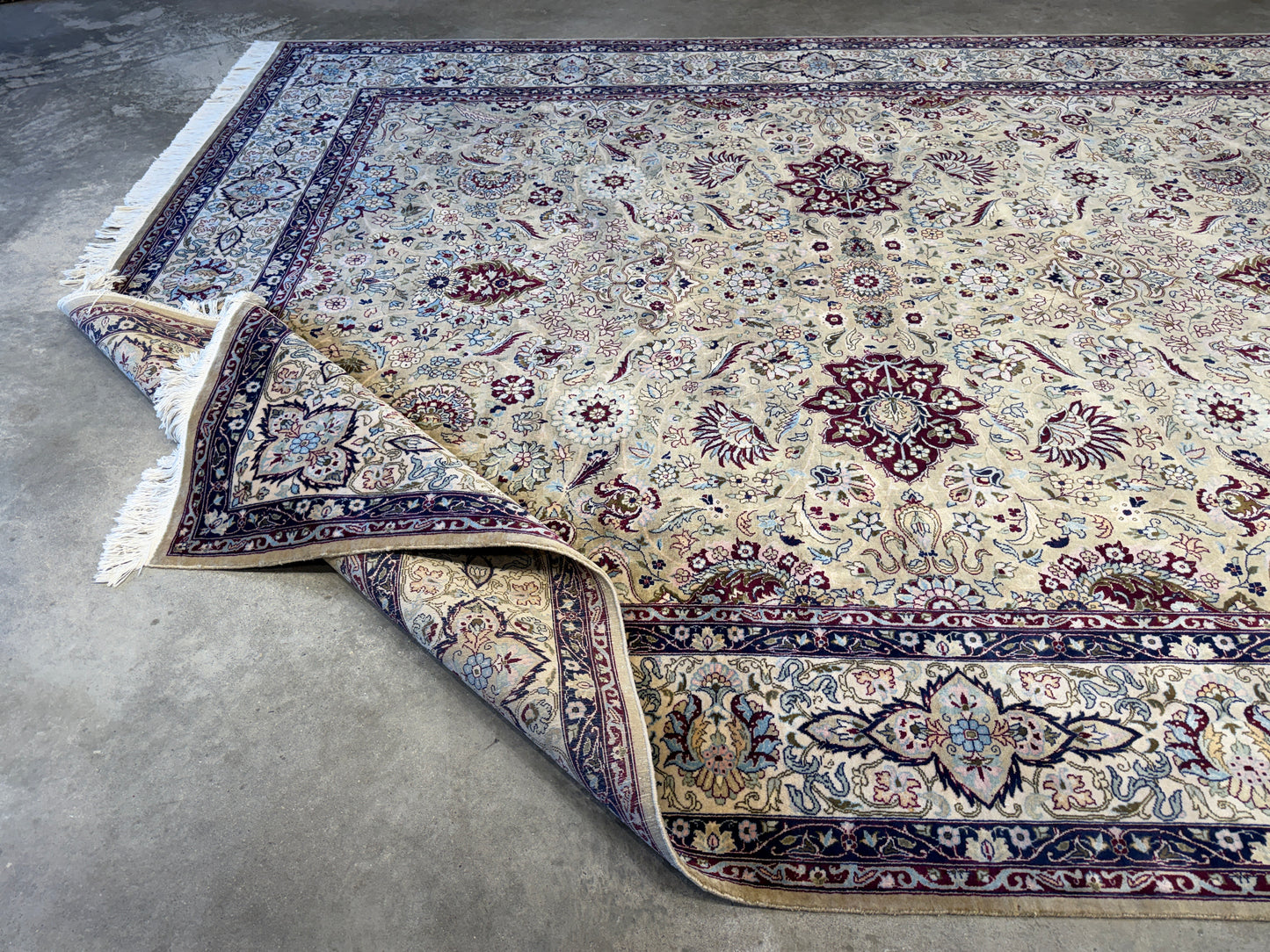 8’x10’5” Hand-Knotted Wool PakPersian Area Rug