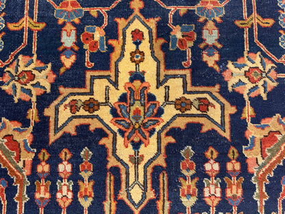 Hand-Knotted Persian Heriz Rug - 7’9”x11’6”
