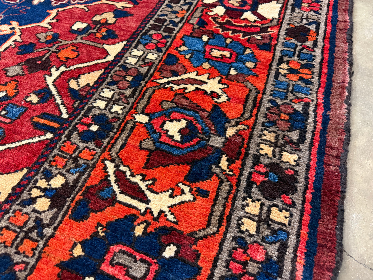 Hand-Knotted Persian Bakhtiari Rug - 10’x11’10”