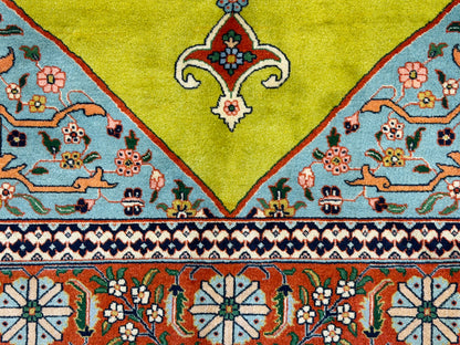 Hand-Knotted 60 Raj Persian Tabriz Rug - 8'2"x11'3"