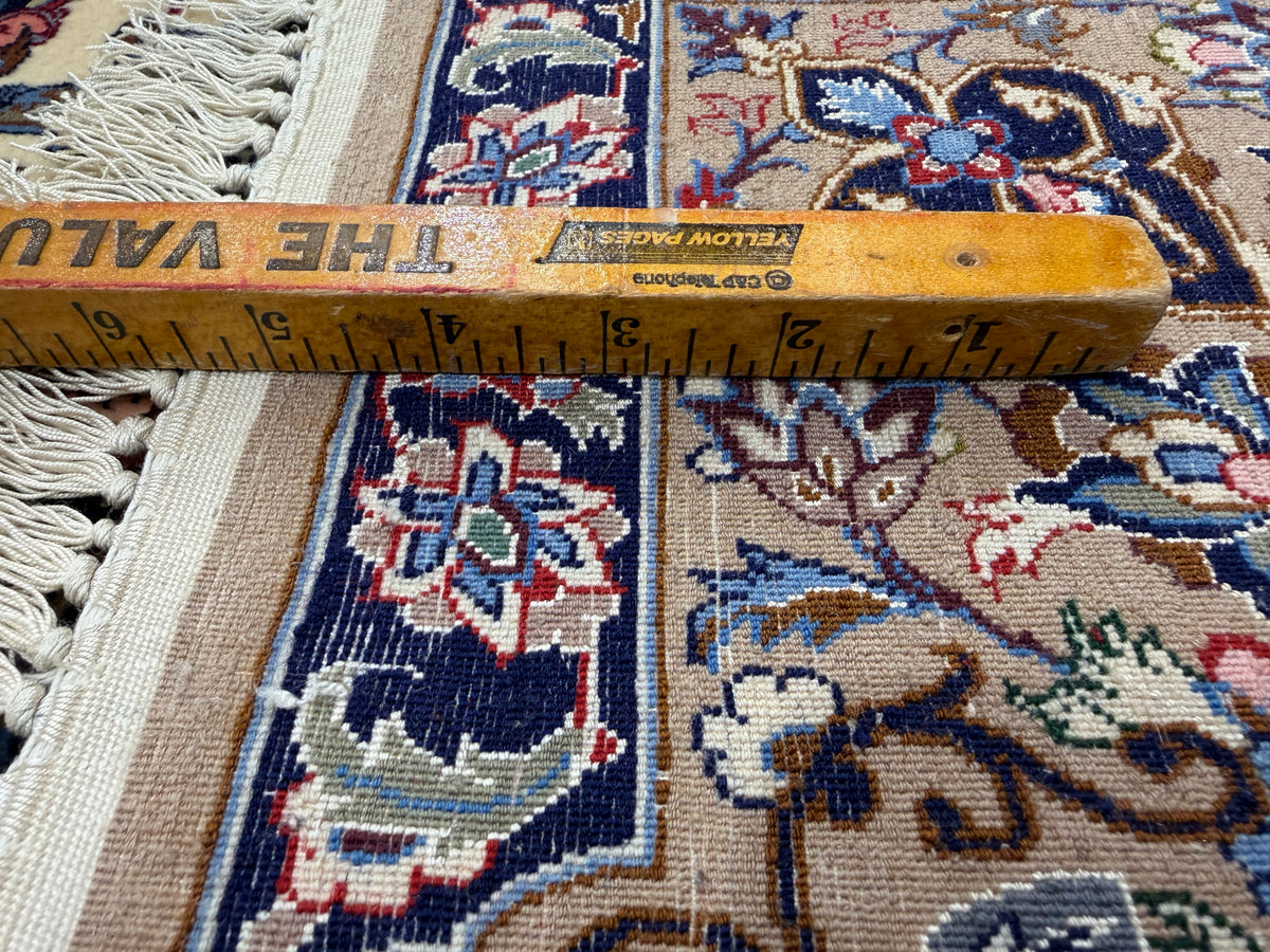 Hand-Knotted Persian Isfahan Rug - Signed Khaksar - 3’8”x5’4”