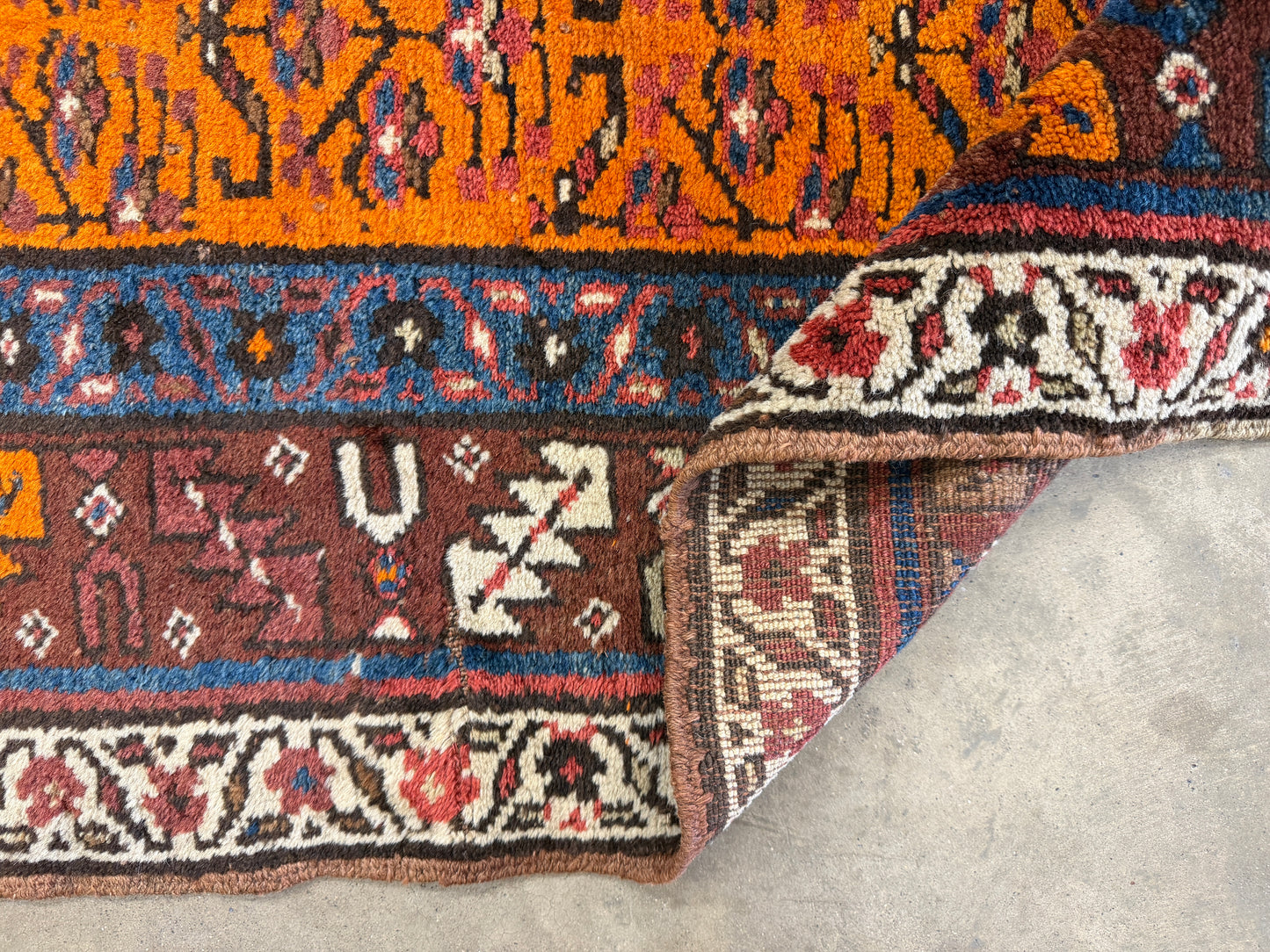 Hand-Knotted Heriz Runner - 3’3”x16’8”