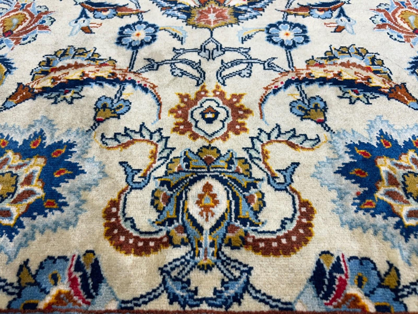 10’5”x14’5” Hand-Knotted Wool All-over Kashane Area Rug - Handmade Carpet 10x14