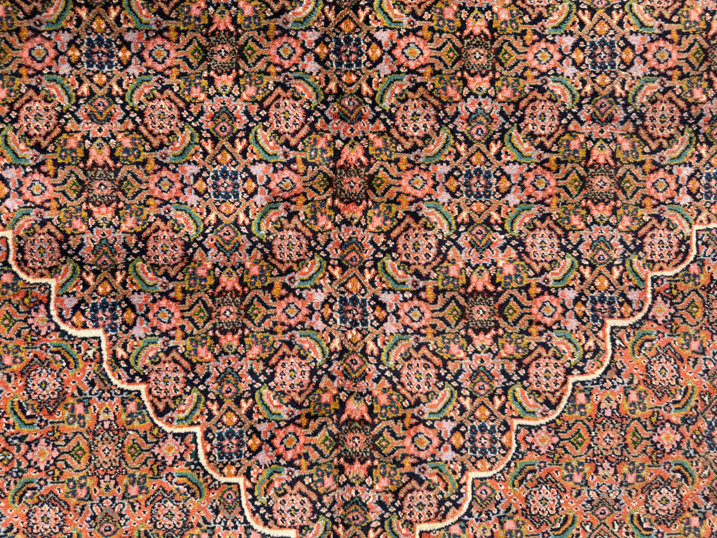 11’9”x15’9” Hand-Knotted Fine Wool Persian Sarab Area Rug