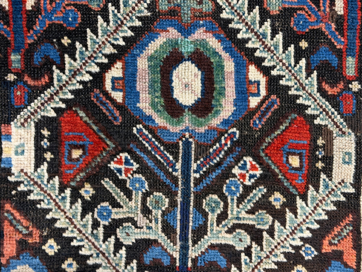Antique Hand-Knotted Russian Kazak Rug - 4’3”x9’4”