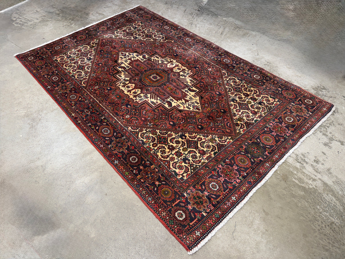 Hand-Knotted Persian Bidjar Gholtogh Rug - 4'2"x6'6"