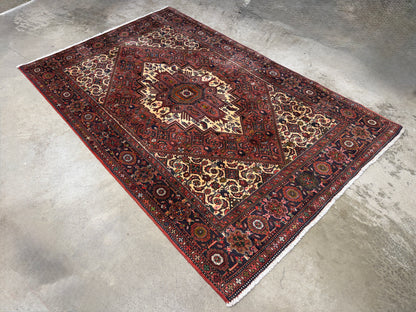 Hand-Knotted Persian Bidjar Gholtogh Rug - 4'2"x6'6"