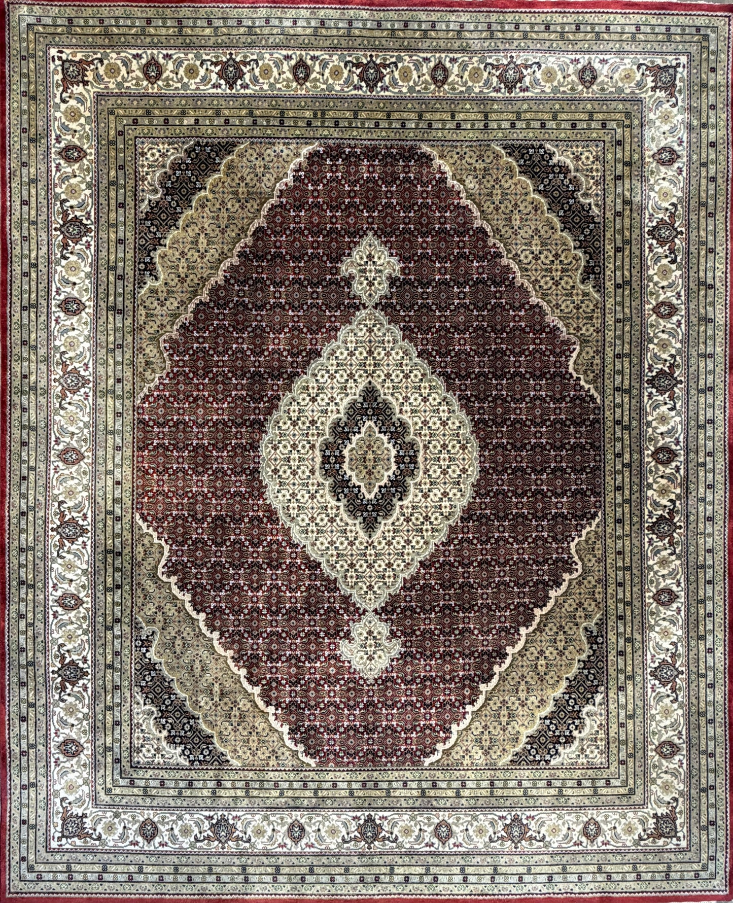 Hand-Knotted Mahi Style Rug - 8’x10’