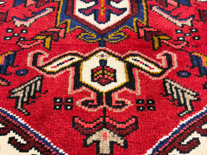 Hand-Knotted Persian Heriz Rug - 5’x6’1”