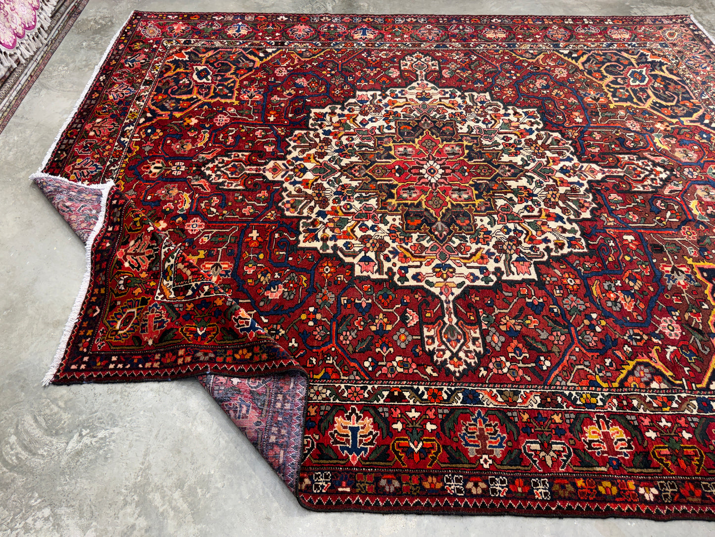 9’10”x12’4” Hand-Knotted Persian Bakhtiari Area Rug
