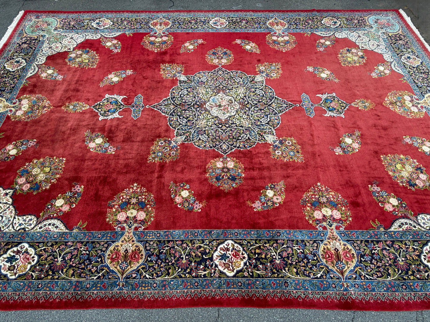 12’10x18’6” Hand-Knotted Persian Tabriz Rug - Signed Torabi