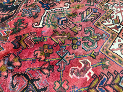 Hand-Knotted Persian Heriz Rug - 10’1”x12’7”