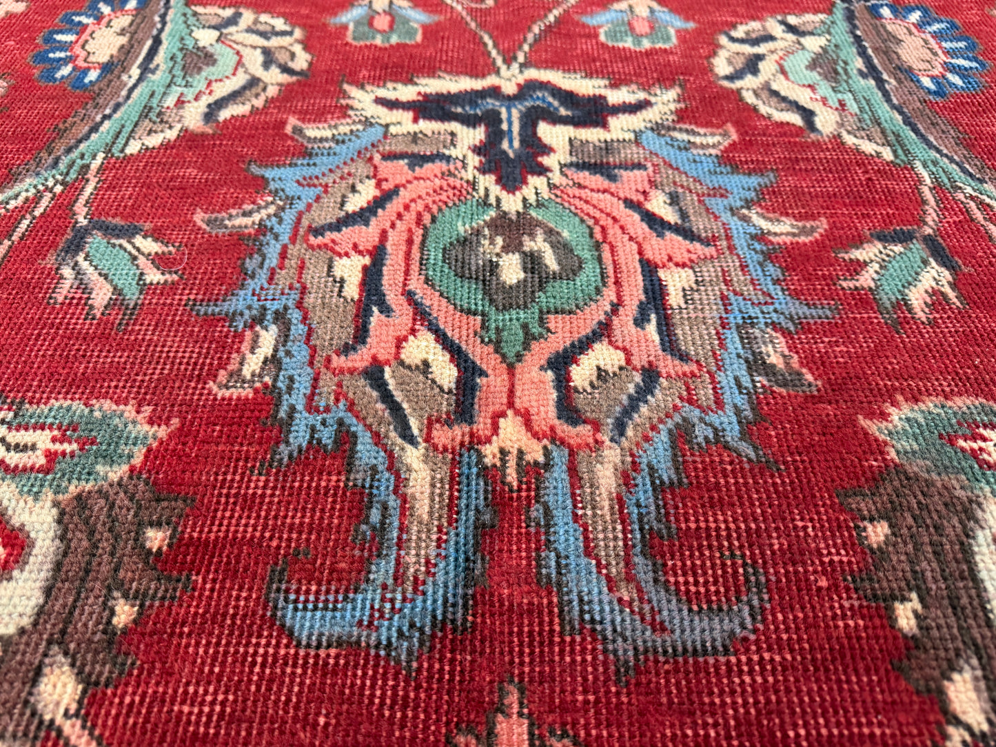 Hand-Knotted Persian Tabriz Rug - 9’9”x13’4”
