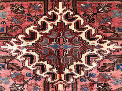 9’9”x11’2” Hand-Knotted Persian Heriz Rug