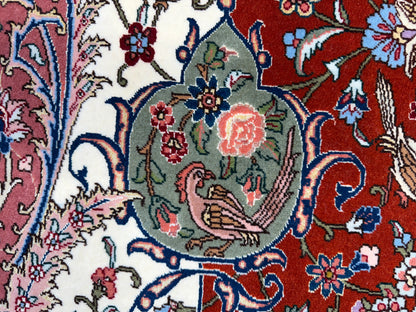 Hand-Knotted 70 Raj Persian Tabriz Pictorial Rug - 10’4”x13’3”