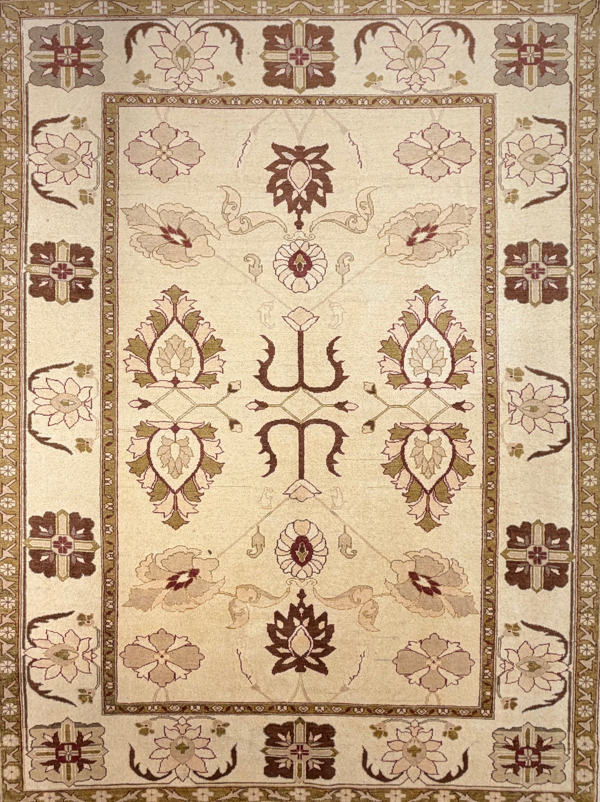 Hand-Knotted Pishawar Rug -  7’x9’3”